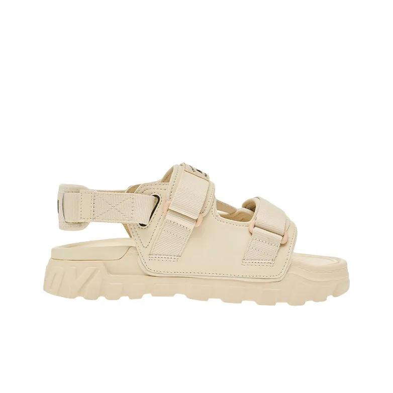 Nerdy Beach Sandals Unisex White/Black-7