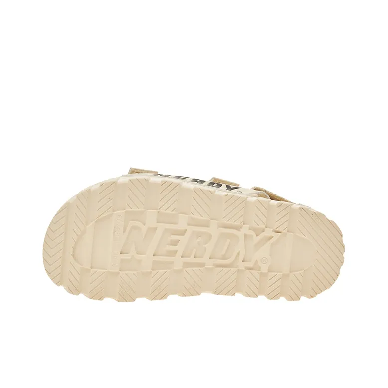 Nerdy Beach Sandals Unisex White/Black-11
