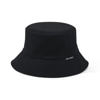 HLA 100% Cotton Bucket Hats Unisex Black