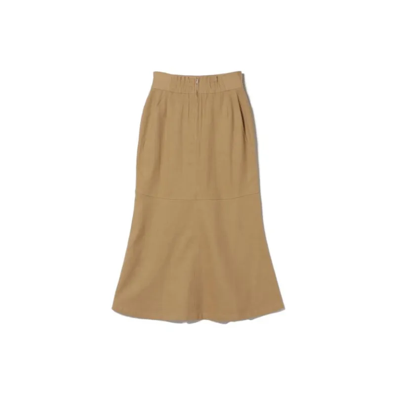Beams Casual Long Skirts Women's Beige-1