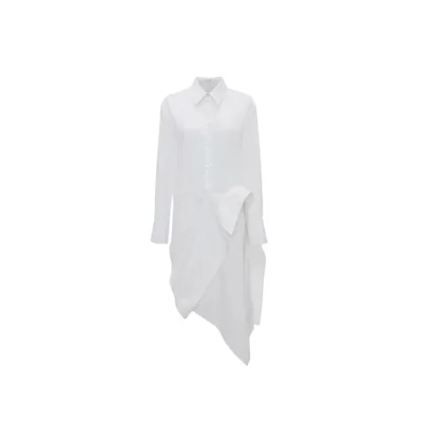 JW Anderson Deconstructed Cotton Shirtdress