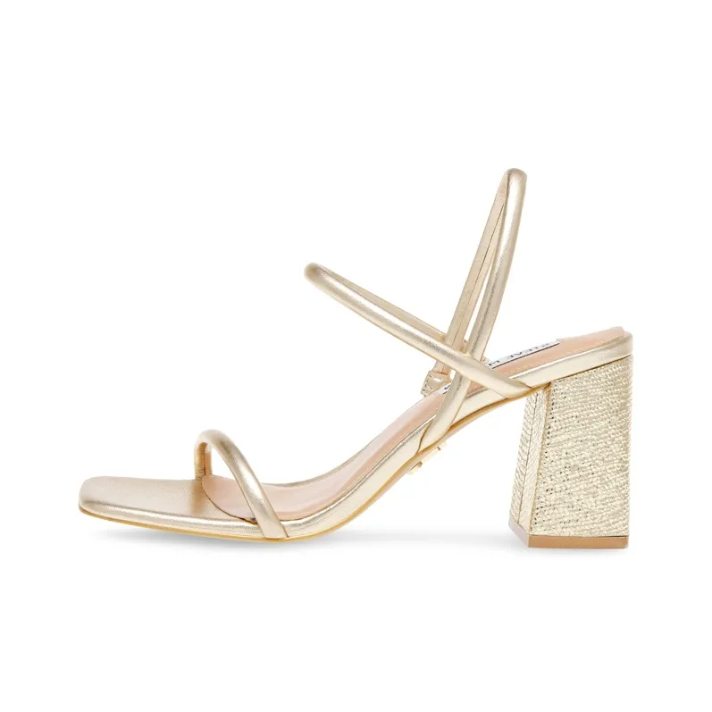 STEVE MADDEN Stylish Sandal 7.5cm Women's Gold-0