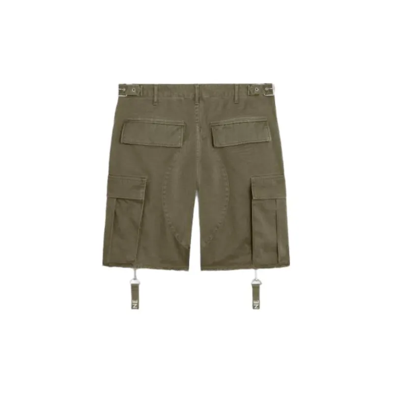 CELINE Strap Detailed Bermuda Shorts-1
