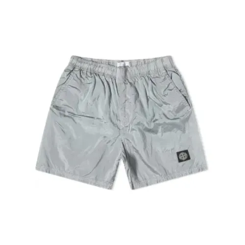 STONE ISLAND Casual Shorts Men Gray