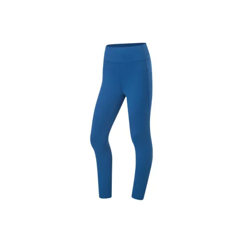 LINING Fitness Series Sports Pants Women's New Denim Blue