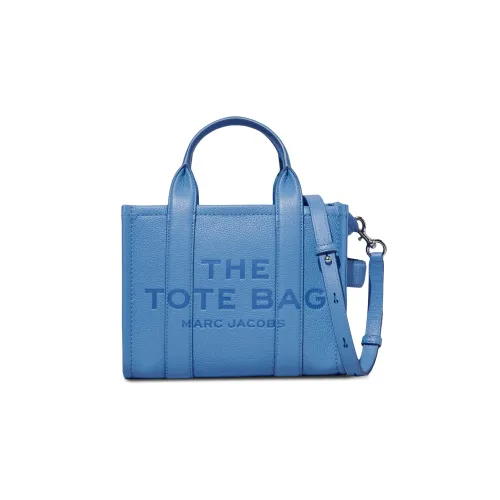 MARC JACOBS Leather Tote Bag Shopping Bag Shoulder Bag Crossbody Bag Handbag Mini Women's Blue