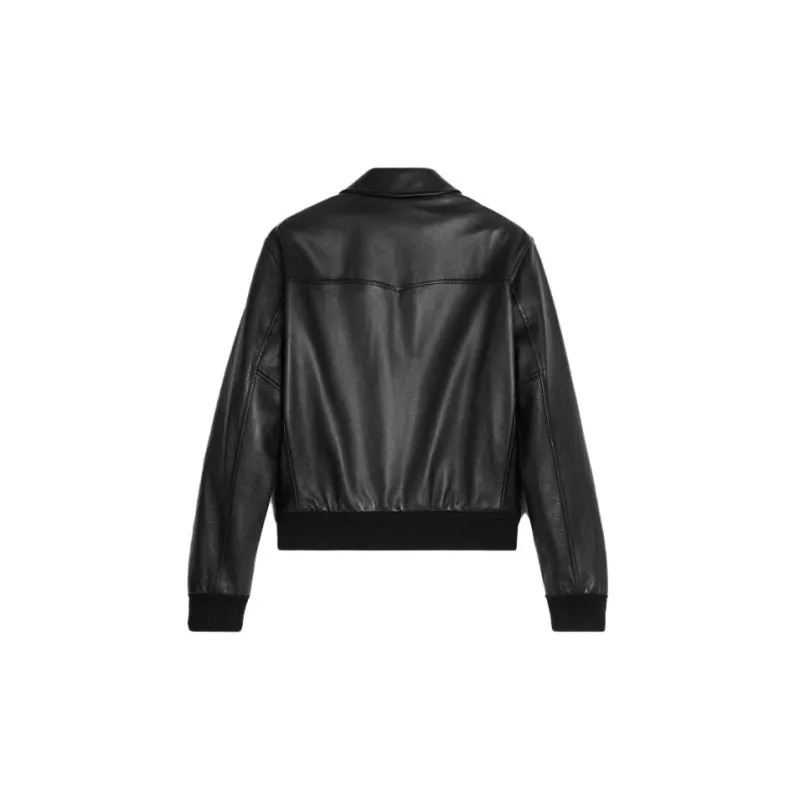CELINE Classic Aviator Blouson Jacket In Soft Lambskin-1