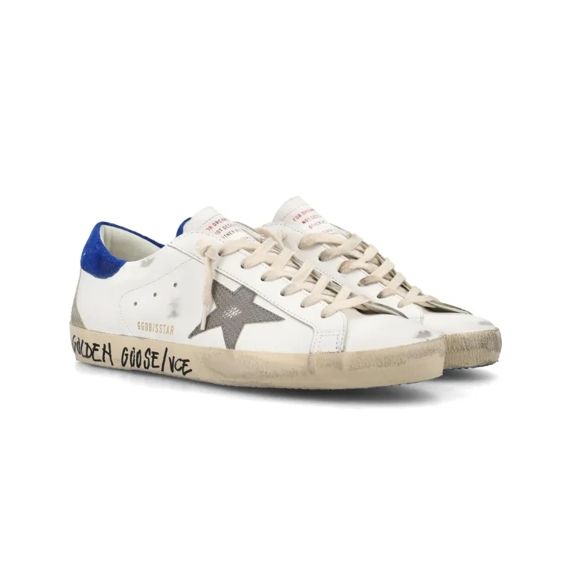 Golden Goose Super Star White Snake Blue-2