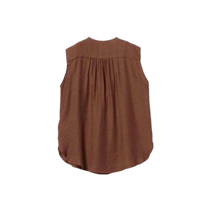 Beams T Shirts Women's Brown-1