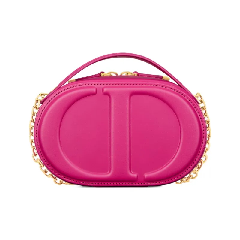 DIOR Cow Leather Camera Bags Crossbody Bag Shoulder Bag Women's Pink-4