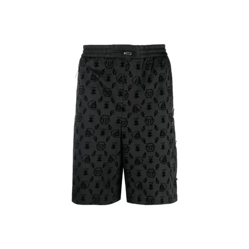 PHILIPP PLEIN Casual Shorts Men Black