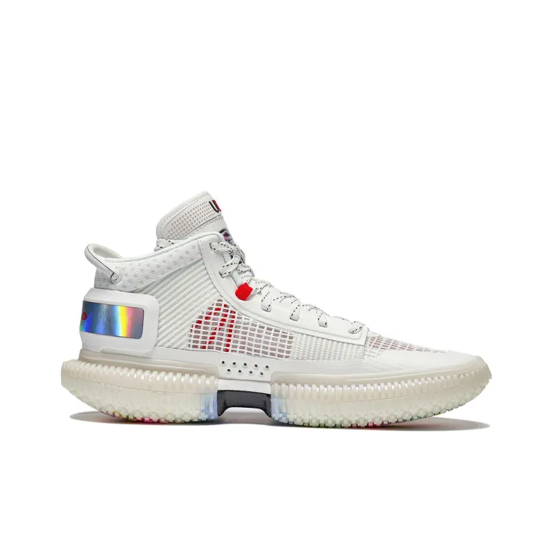 LiNing Badfive 3 Ultra Anti Slip Wear Resistant Mid Top Basketball Shoes Men's Ivory-1