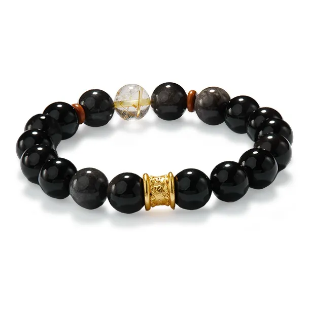 AGOVSKI Obsidian Bracelets Unisex-6