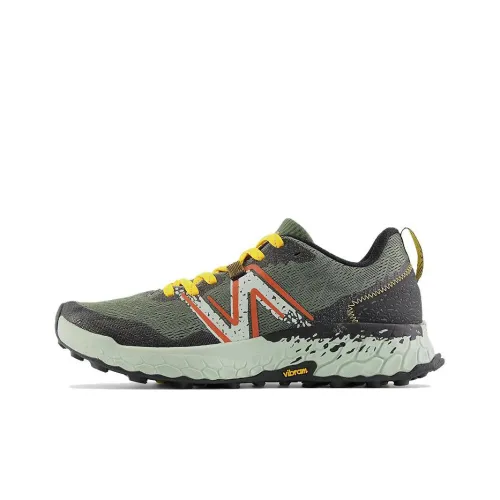New Balance NB Fresh Foam X Hierro V7 Anti-Slip Wear-Resistant Low-Top Running Tidepool Men's Green Yellow