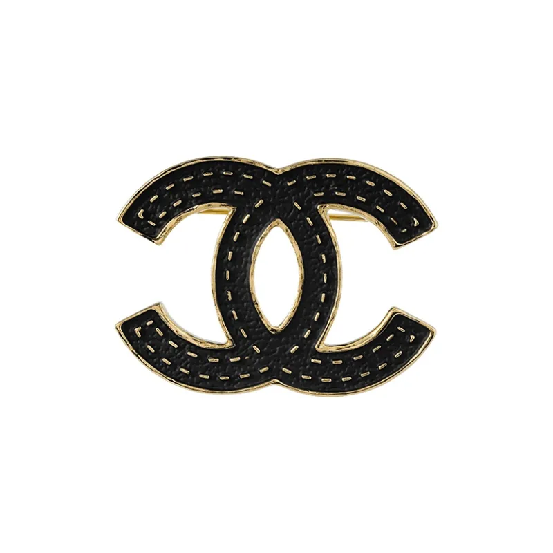 CHANEL Brooches Women's Black-1