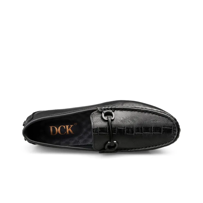 DCK Men's Casual Shoes Men Low Top Black/Brown-3