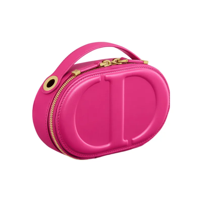 DIOR Cow Leather Camera Bags Crossbody Bag Shoulder Bag Women's Pink-1