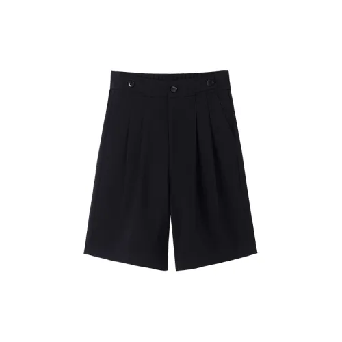 MITUAN Casual Shorts Women's Black