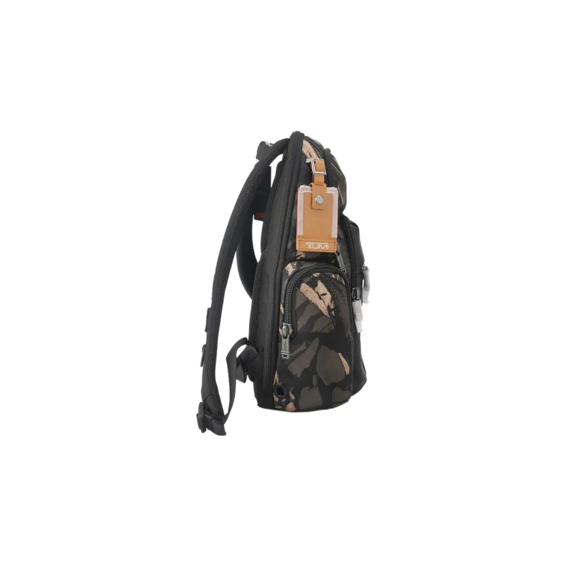 TUMI Polyester With Cow Leather Travel Bags Backpack Large Size Men's Camouflage-1