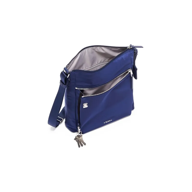 TUMI Voyageur Nylon Briefcases Shoulder Bag Crossbody Bag Medium Size Women's Navy-3