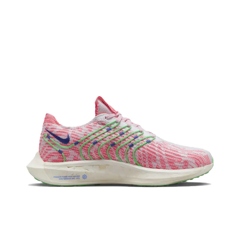 Nike Pegasus Turbo Next Nature Road Running Shoes 'Hot Punch Electric Algae' Women's-1