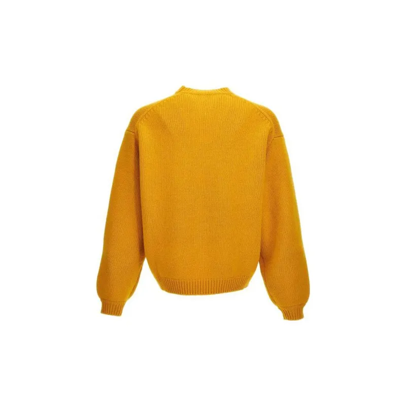 KENZO Logo Intarsia Knitted Crewneck Jumper-1