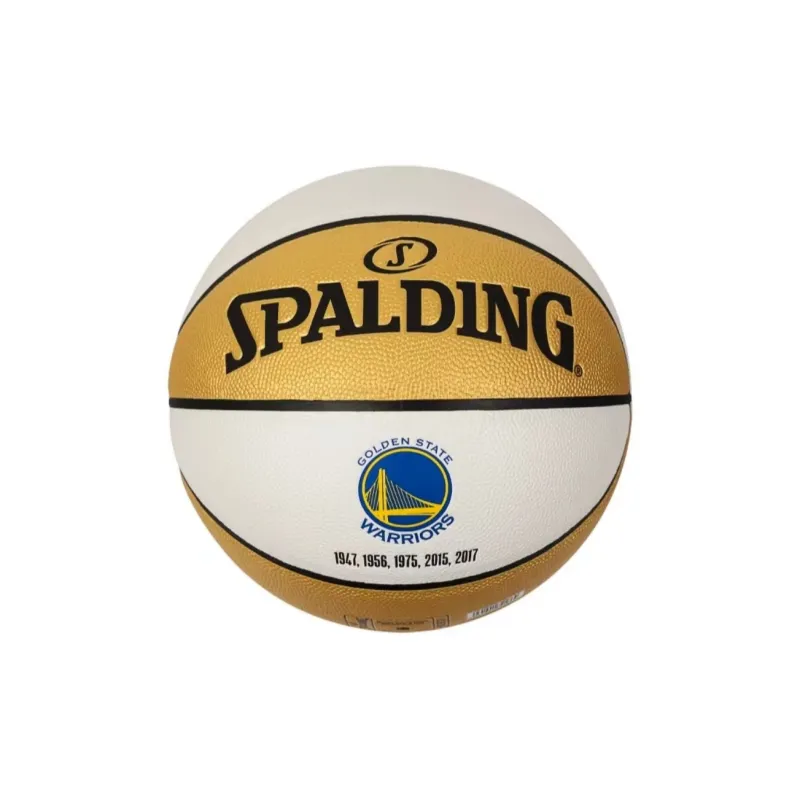 SPALDING Competition Balls PU Basketball White Gold Size 7 Match Unisex-1