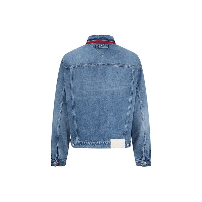 Tommy Hilfiger Denim Jackets Men Denim Blue-1