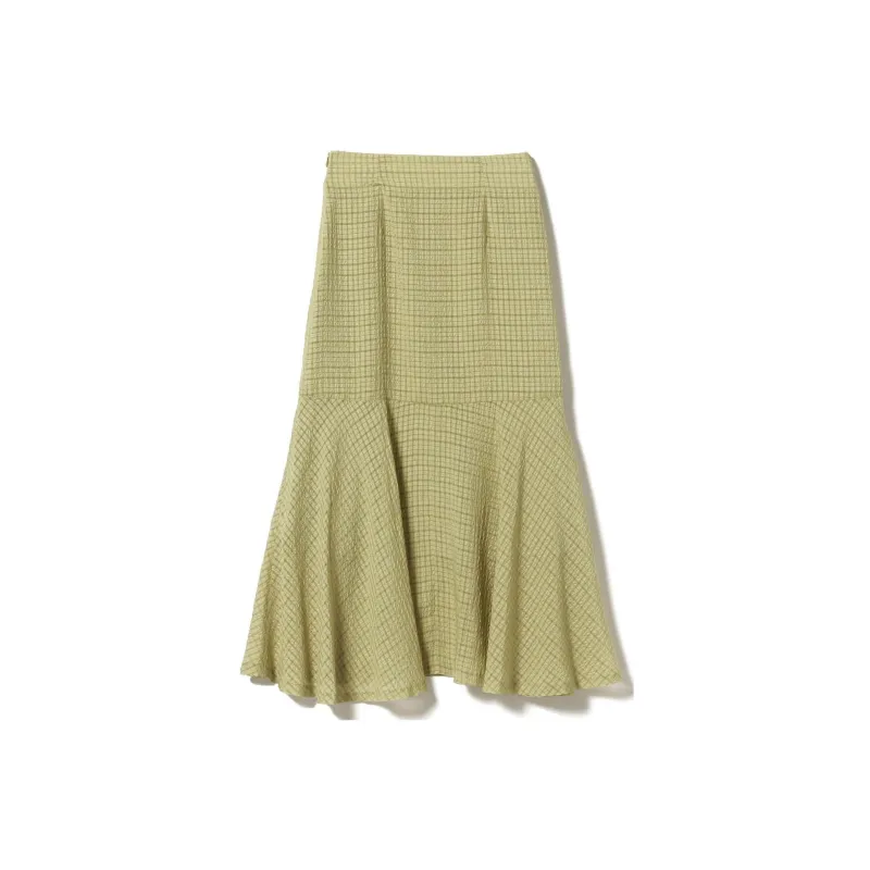 Beams Casual Long Skirts Women's Green-1