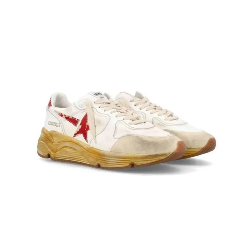 Golden Goose Running Sole White Red-2
