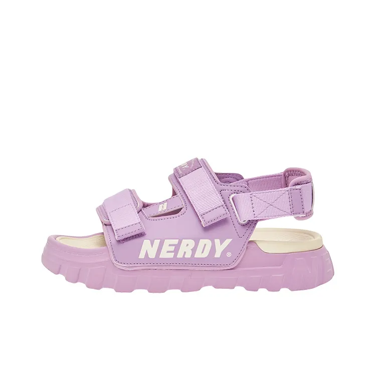 Nerdy Beach Sandals Unisex White/Black-19