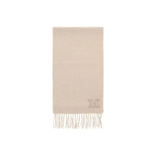 MaxMara Knit Scarves Women's Off White