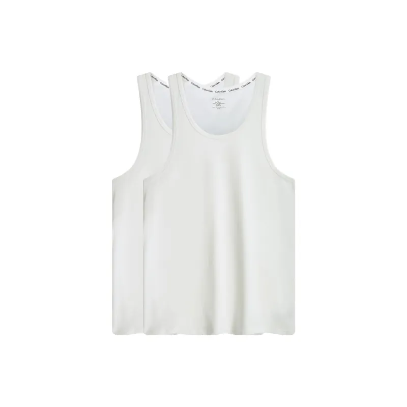 CALVIN KLEIN Tank Top Men's 2 Pack White-1