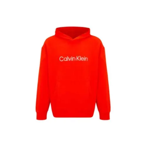 Calvin Klein Simple Series Sweatshirts Men Copper Orange