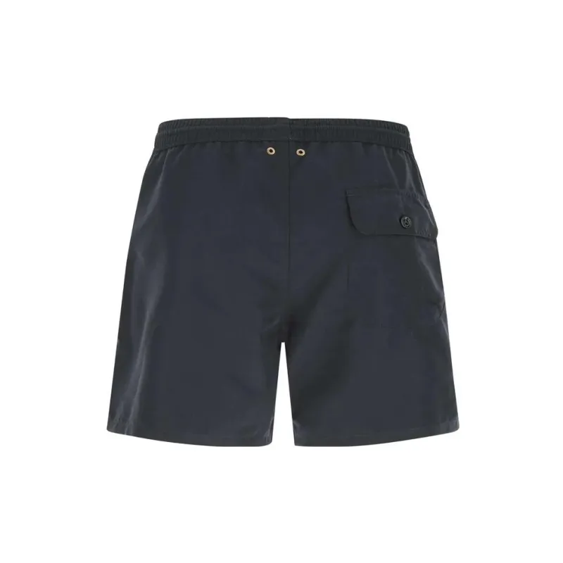 AGNONA Elasticated Drawstring Waistband Swim Shorts-1