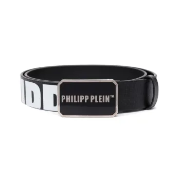 PHILIPP PLEIN Logo plaque Buckle Belt
