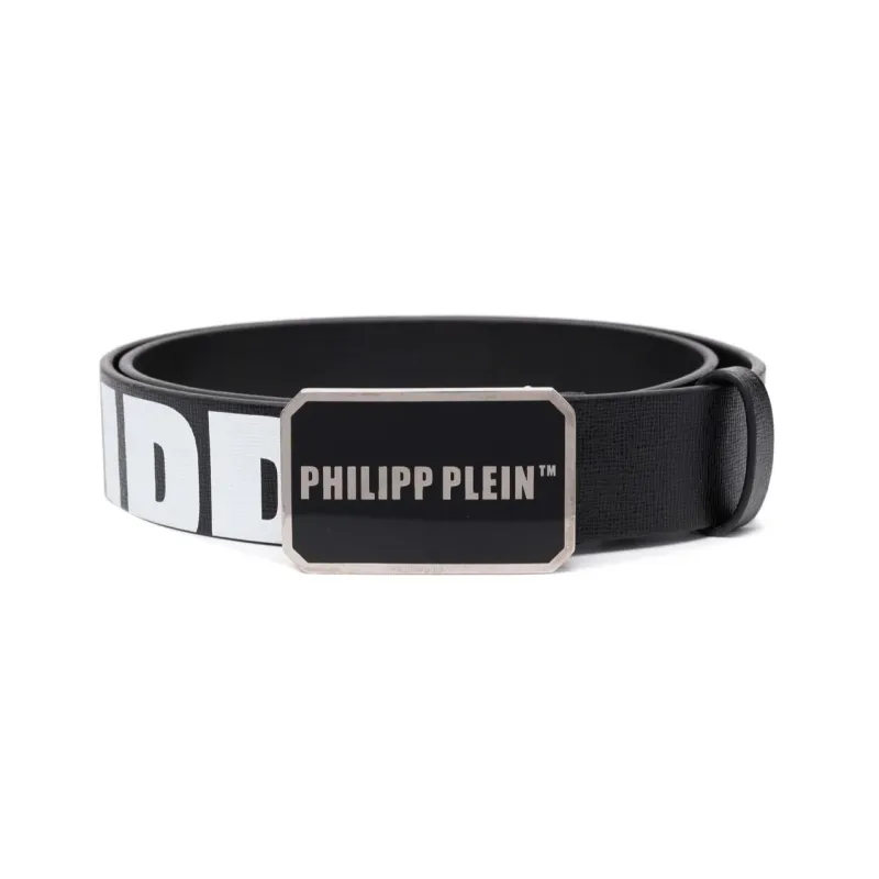PHILIPP PLEIN Logo plaque Buckle Belt-0