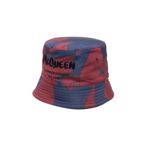 Alexander McQueen Bucket Hats Men Blue