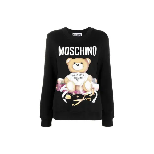 MOSCHINO Sewing Teddy Bear-print Sweatshirt