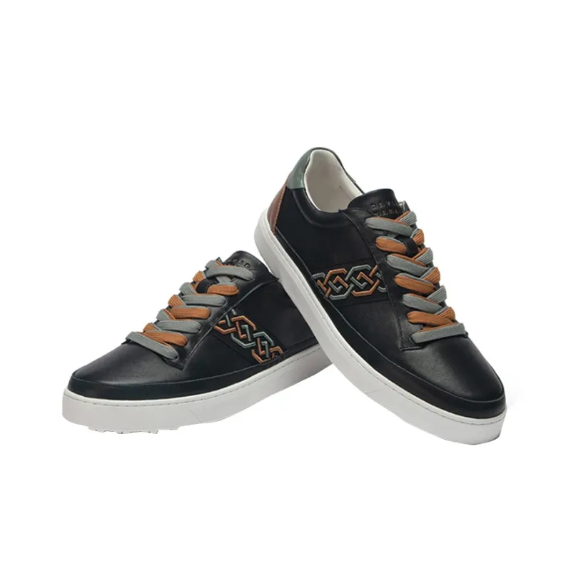 DAVID NAMAN Stylish Skateboarding Shoes Men's Black-5