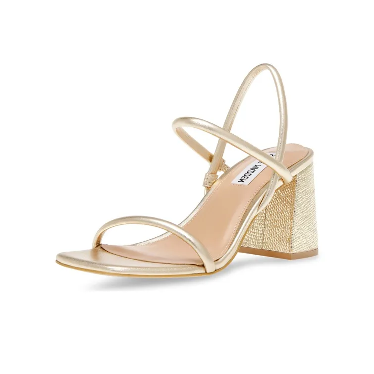 STEVE MADDEN Stylish Sandal 7.5cm Women's Gold-1