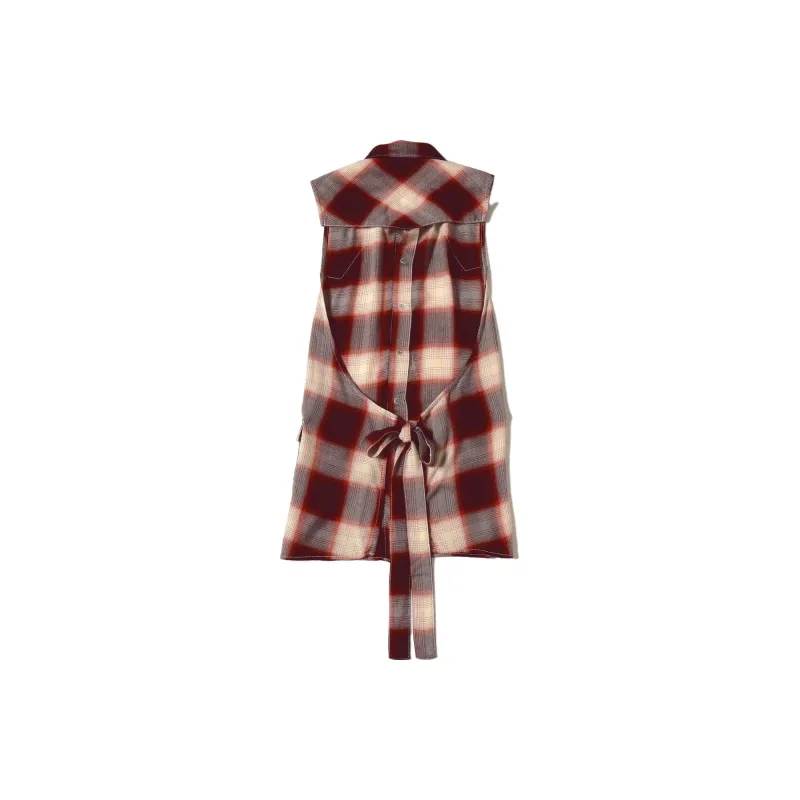 Beams Shirts Women's Red-1