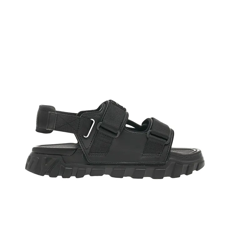 Nerdy Beach Sandals Unisex White/Black-1