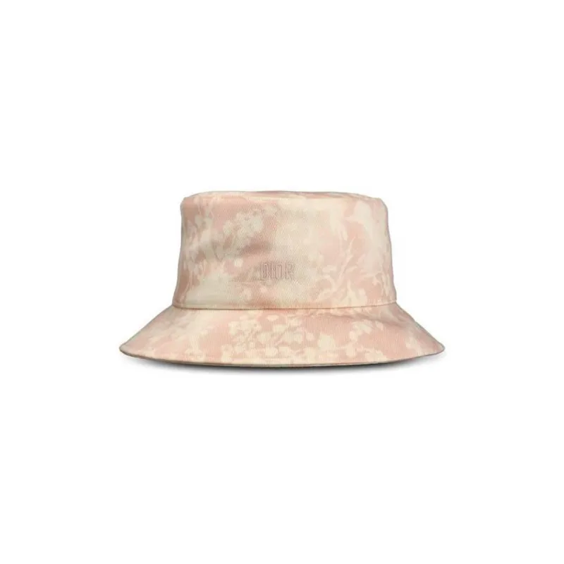 DIOR Cotton Bucket Hats Baby Pink-0