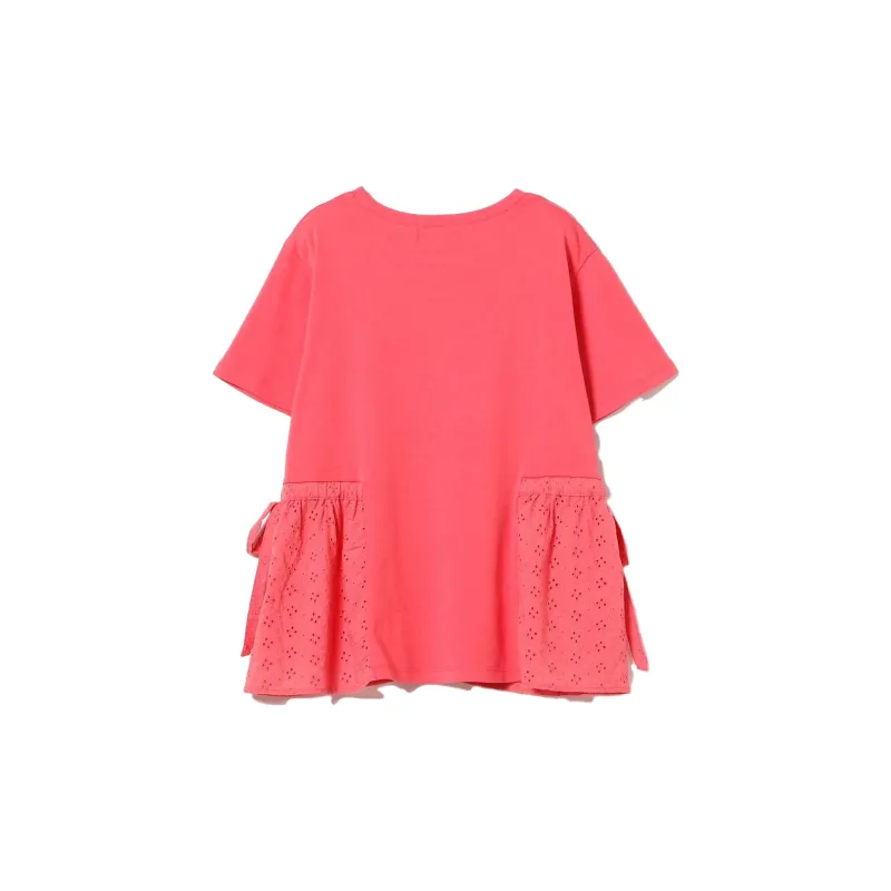 Beams T-Shirts Women's Pink-1