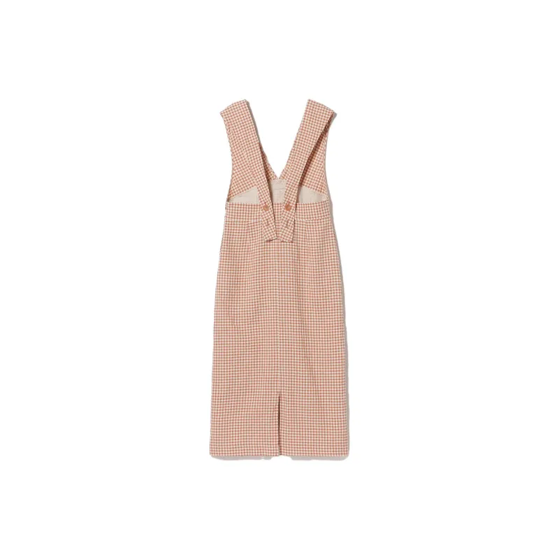 Beams Sleeveless Dresses Women's Orange-1