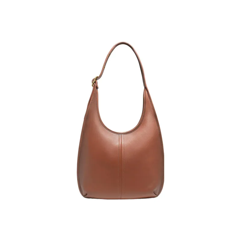 COACH Ergo Glove Tanning Shoulder Bag Handbag Large Size Women's Brown-2