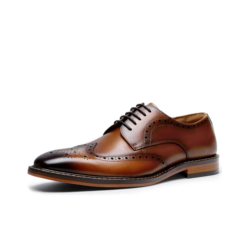 Desai Desai Dress Shoes Men's Brown-1