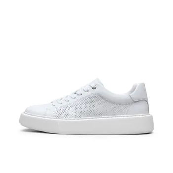 GOLDLION Low Top Skateboard Shoes Men's White