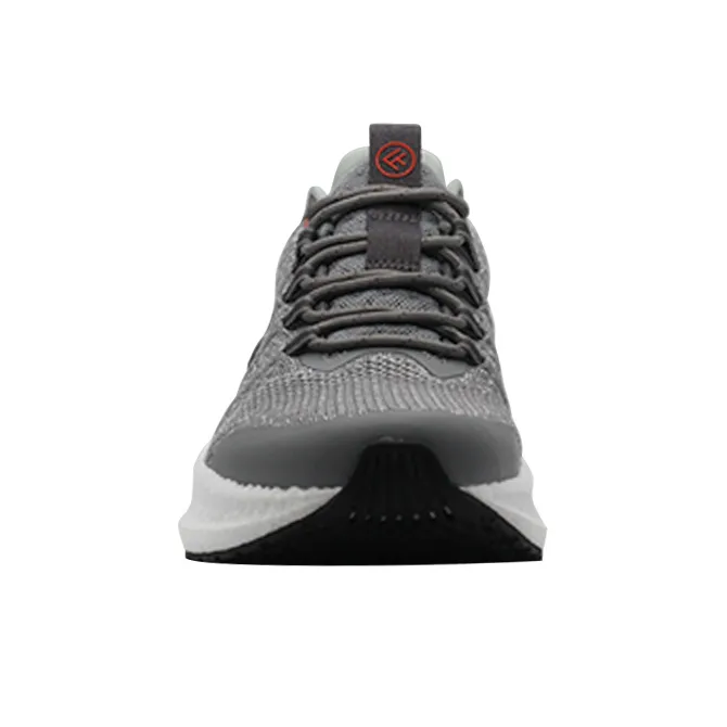 FREE TIE Low Top Running Shoes Men's Gray-4